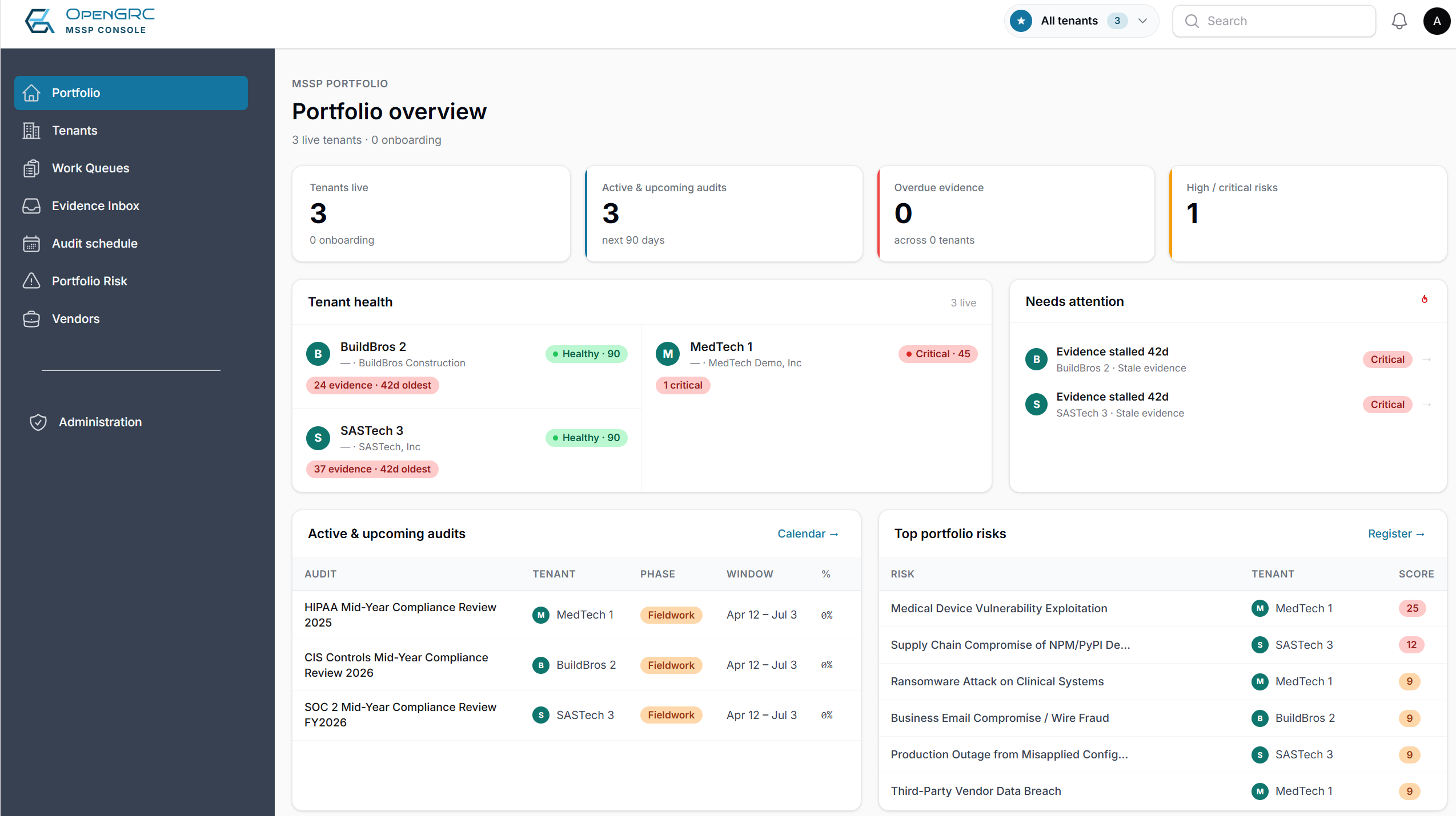 See Every Client at a Glance.